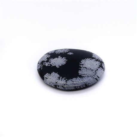 Schneeflockenobsidian Scheibenstein