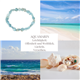 Aquamarin Armband Nugget klein